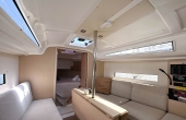 2_tempus-ii-cabin_and_saloon Family Sailing Holidays in the Mediterranean areas of Greece, Italy, Spain and France. - Family Sailing Holidays in Barcelona | TEMPUS II Yacht Charter