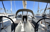 2_tempus-ii-steering_wheel Family Sailing Holidays in the Mediterranean areas of Greece, Italy, Spain and France. - Family Sailing Holidays in Barcelona | TEMPUS II Yacht Charter