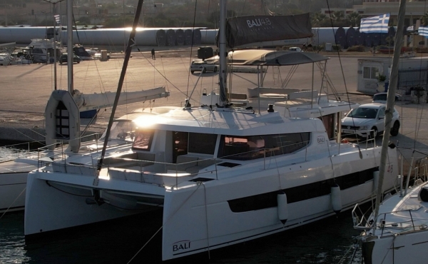 Eagle - Bali 4.8 2022 5_eagle_-_bali_4.8_2022 Family Sailing Holidays in the Mediterranean areas of Greece, Italy, Spain and France. - Eagle Bali 4.8 Catamaran Charter | Luxury Family Sailing Greece