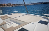 5_eagle_-_bali-4.8-sunbathing-area Family Sailing Holidays in the Mediterranean areas of Greece, Italy, Spain and France. - Eagle Bali 4.8 Catamaran Charter | Luxury Family Sailing Greece