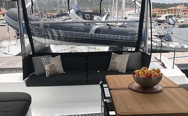 8_lagoon-50-ohana-outdoor-seating Family Sailing Holidays in the Mediterranean areas of Greece, Italy, Spain and France. - Lagoon 50 Ohana | Family Catamaran Sicily